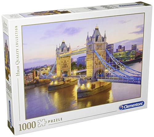 Clementoni - High Quality Collection: Tower Bridge Puzzle, 1000 Piezas, Multicolor (39022)