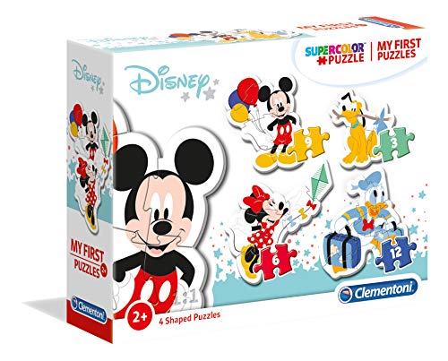 Clementoni- My First Puzzle 3,6,9,12 Piezas Mickey Mouse (20819.7)