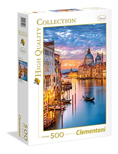 Clementoni- Puzzle 500 Piezas Venecia iluminada (35056.8)