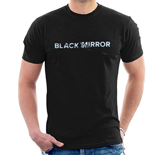 Cloud City 7 Black Mirror Crack Logo Men's T-Shirt