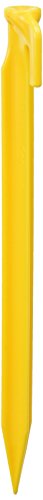 Coghlans 12" ABS Tent Pegs - pkg of 6 - Estaca para Tiendas de campaña, Color Amarillo, Talla UK: 12 Inch