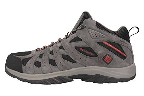 Columbia Canyon Point Mid, Zapatillas de Senderismo Impermeables Hombre, Negro, Gris (Black, Gypsy), 50 EU