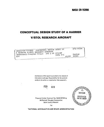 Conceptual design study of a Harrier V/STOL research aircraft (English Edition)