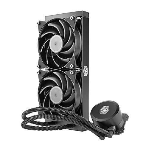 Cooler Master MasterLiquid Lite 240 Refrigeración a Liquido CPU - Bomba de Disipación Dual y Doble Ventilador de Aire de 120 mm Cooler Master MasterLiquid Lite 240 Refrigeración a Liquido CPU - Bomba de Disipación Dual y Doble Ventilador de Aire de 120 mm