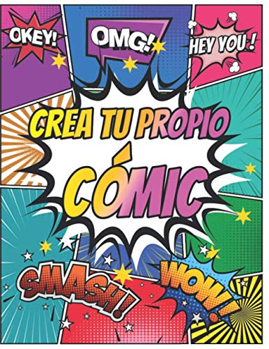 Crea Tu Propio Cómic: Imagina y escribe tus historias con esta variedad de plantillas de cómics en blanco para niños, adultos y adolescentes.