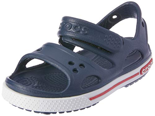 Crocs Crocband II Sandal PS K, Sandalias Unisex Niños, Azul (Navy/White), 25/26 EU