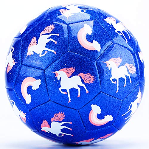 CubicFun Balon Futbol Juguetes para Niños 3 4 5 6 7 8 años, Balones de Fútbol Unicornio Efecto Brillo Pelota Fútbol Talla 3 con Bomba, Bonito Regalo para Niñas Niños CubicFun Balon Futbol Juguetes para Niños 3 4 5 6 7 8 años, Balones de Fútbol Unicornio Efecto Brillo Pelota Fútbol Talla 3 con Bomba, Bonito Regalo para Niñas Niños