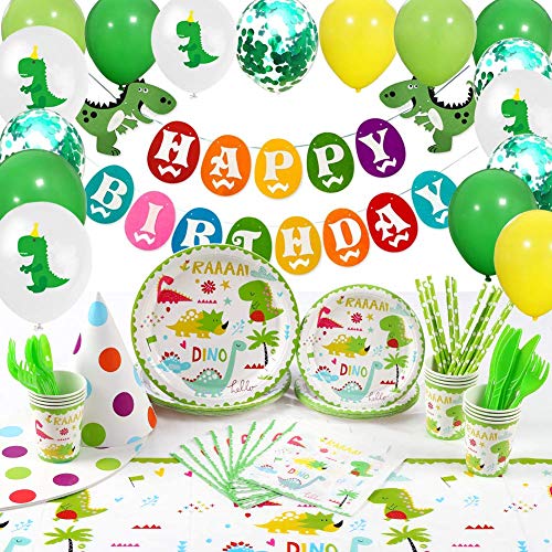 Cumpleaños Dinosaurios Platos Tazas Servilletas Gorros Fiesta Mantel Feliz Cumpleaños Banner Globos Decoracion Fiesta Dinosaurios Cumpleaños Niños 12 Invitados Cumpleaños Dinosaurios Platos Tazas Servilletas Gorros Fiesta Mantel Feliz Cumpleaños Banner Globos Decoracion Fiesta Dinosaurios Cumpleaños Niños 12 Invitados