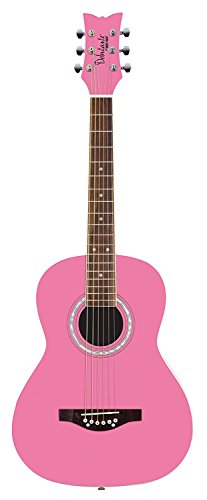 Daisy Rock DR7400 Junior Miss Guitarra acústica, color rosa