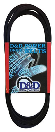 D&D PowerDrive 2AF7 - Correa de repuesto para correa de eslabones, A/4L, 1 banda, longitud de 27 cm, goma