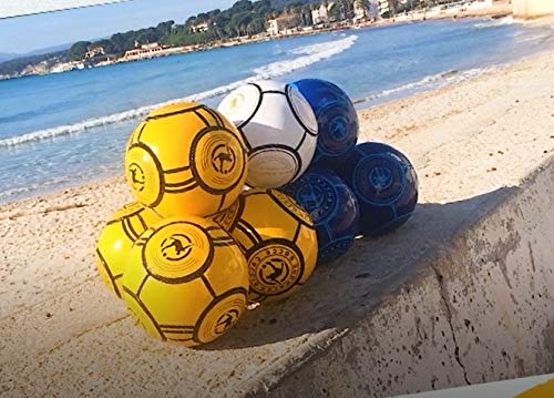 DEPORTE DE BOLAS CON LOS PIES Kit de fútbol-petanca 9 mini balones de fútbol DEPORTE DE BOLAS CON LOS PIES Kit de fútbol-petanca 9 mini balones de fútbol