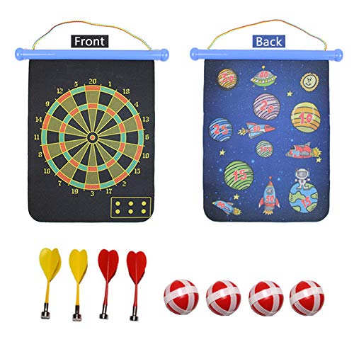 Diana Magnética Dardos, Juegos Dardos para Niños, Magnético Tablero Dardos Doble Cara con 4 Bolas Adhesivas, 4 Dardos, Juegos Dardos para Interiores Exteriores, Tablero Dardos Seguridad Niños Diana Magnética Dardos, Juegos Dardos para Niños, Magnético Tablero Dardos Doble Cara con 4 Bolas Adhesivas, 4 Dardos, Juegos Dardos para Interiores Exteriores, Tablero Dardos Seguridad Niños