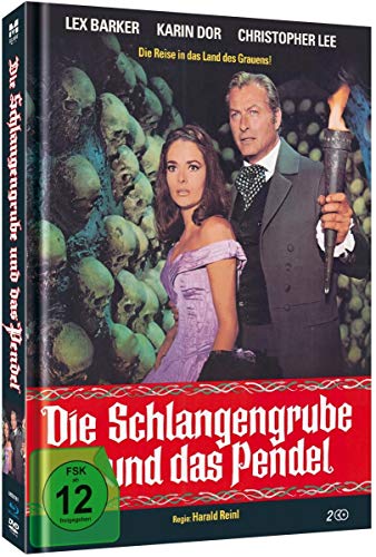 Die Schlangengrube und das Pendel - Limited Mediabook-Edition (+DVD/36-seitiges Booklet/in HD neu abgetastet) [Alemania] [Blu-ray]