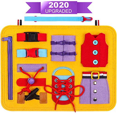 DigHealth Busy Board, 2 Años Juguetes Educativos para Aprender a Habilidades Básicas Vestirse, Juguetes Montessori para Niños de 1 2 3 4 Años DigHealth Busy Board, 2 Años Juguetes Educativos para Aprender a Habilidades Básicas Vestirse, Juguetes Montessori para Niños de 1 2 3 4 Años