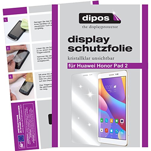 dipos I 2x Protector de Pantalla compatible con Huawei Honor Pad 2 pelicula Protectora Claro dipos I 2x Protector de Pantalla compatible con Huawei Honor Pad 2 pelicula Protectora Claro