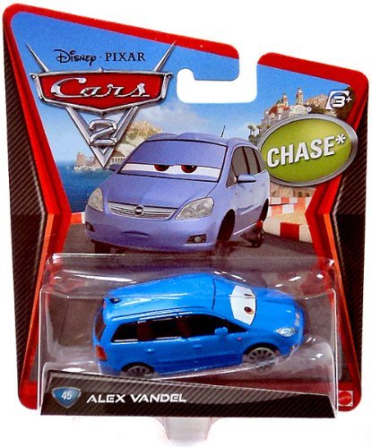 Disney Pixar CARS 2 Movie 1:55 Die Cast Car Alex Vandel # 45 *Chase*