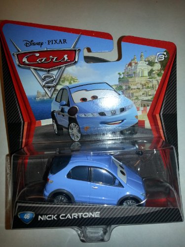Disney Pixar CARS 2 Movie 1:55 Die Cast Car Nick Cartone # 46