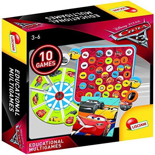 Disney Pixar Cars 3- Cars Coches 3 Educarional Multi Juegos, Multicolor, Talla única (Lisciani 61945)