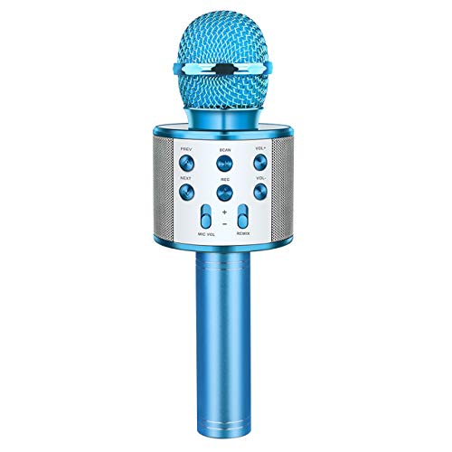 dmazing Niños, Juguete Niño 3-15 Años Karaoke Portatil con Microfono Regalos para Niños de 7 8 9 10 Años Juguetes Chicos 3-15 Años Regalos Fiesta Ultimos Juguetes Azul dmazing Niños, Juguete Niño 3-15 Años Karaoke Portatil con Microfono Regalos para Niños de 7 8 9 10 Años Juguetes Chicos 3-15 Años Regalos Fiesta Ultimos Juguetes Azul