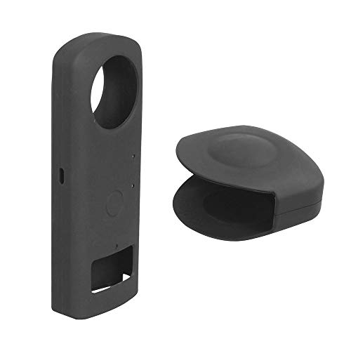 Docooler Funda Protectora de Silicona para Cámara Suave Funda de Viaje de Lente para Ricoh Theta Z1 Accesorios para Cámara A Prueba de Golpes A Prueba de Arañazos Docooler Funda Protectora de Silicona para Cámara Suave Funda de Viaje de Lente para Ricoh Theta Z1 Accesorios para Cámara A Prueba de Golpes A Prueba de Arañazos