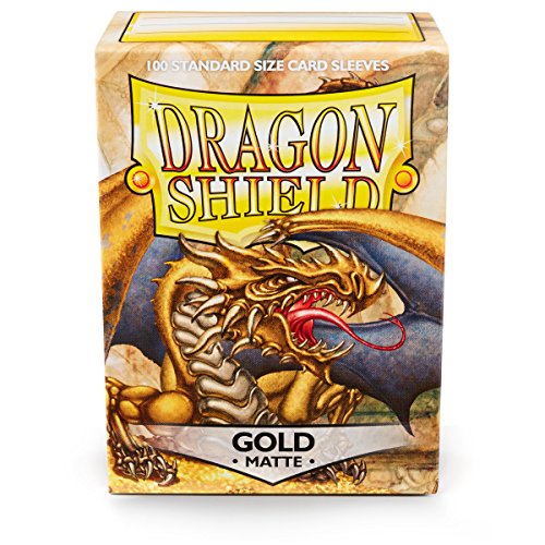 Dragon Shield - Matte Gold - 100 bustine protettive