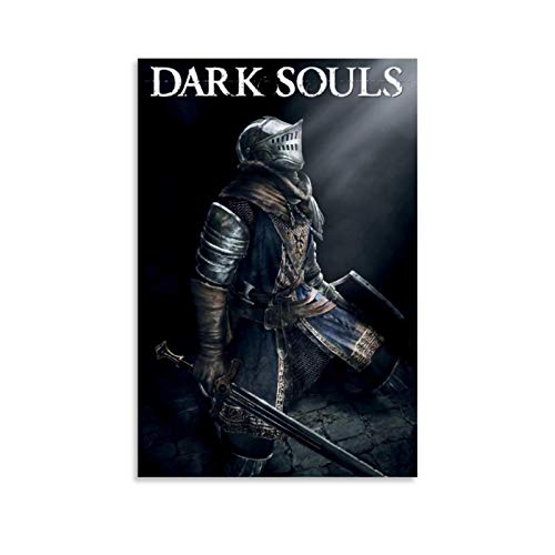 DRAGON VINES Dark Souls Remastered Northern Undead Asylum Lordran Frampt Gwynevere - Póster de juego moderno y contemporáneo con pintura avanzada en lienzo de 30 x 45 cm
