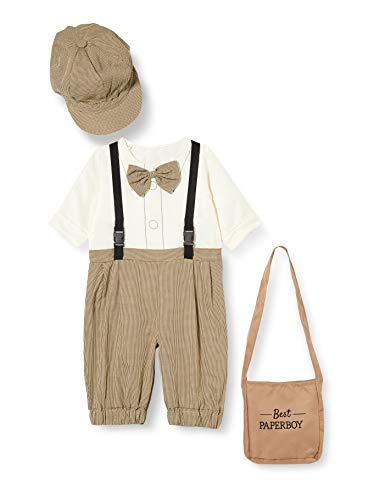 Dress Up America Disfraz de niño de periódico de época, Multicolor (Multi color), talla 3-4 años (cintura: 66-71, altura: 91-99cm) para niños