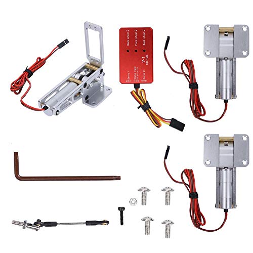 Drfeify Tren de Aterrizaje Retráctil, Sistema de Retracción de Aleación Eléctrica JP Hobby ER-120 para Accesorio de ala Fija RC(#2) Drfeify Tren de Aterrizaje Retráctil, Sistema de Retracción de Aleación Eléctrica JP Hobby ER-120 para Accesorio de ala Fija RC(#2)