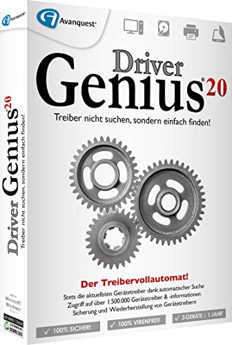 Driver Genius 20 (Code in a Box). Für Windows Vista/7/8/10