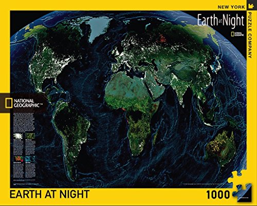 Earth at Night - NYPC National Geographic colección Puzzle 1000 Piezas