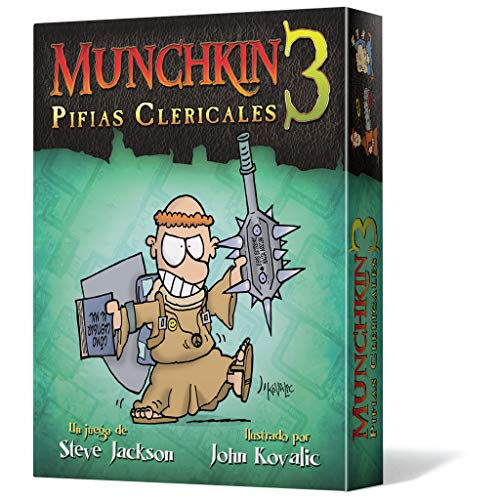 Edge Entertainment - Munchkin 3: Pifias clericales, juego de mesa Edge Entertainment - Munchkin 3: Pifias clericales, juego de mesa
