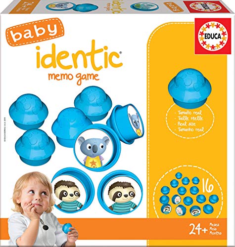 Educa- Baby Identic Memo Game Juego Educativo de Memoria para Bebés, Multicolor (18124)