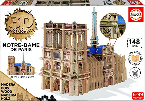 Educa Borrás - Notre Dame, Puzzle 3D (16974)