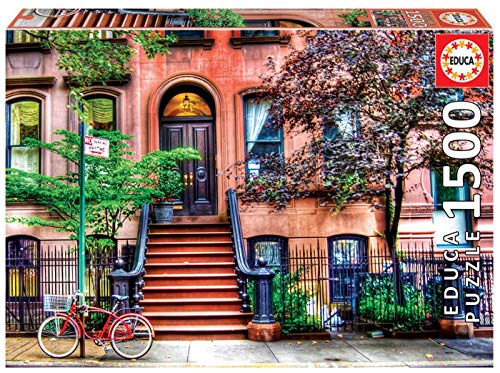 Educa - Greenwich Village, Nueva York Puzzle, 1500 Piezas, Multicolor (18502)