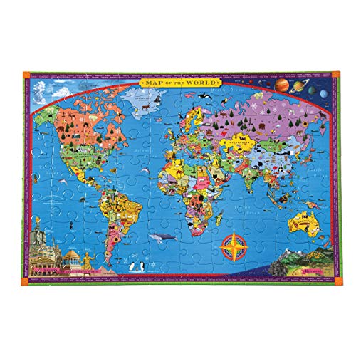eeBoo- Puzzle, Mapa del Mundo (PZWR2) eeBoo- Puzzle, Mapa del Mundo (PZWR2)