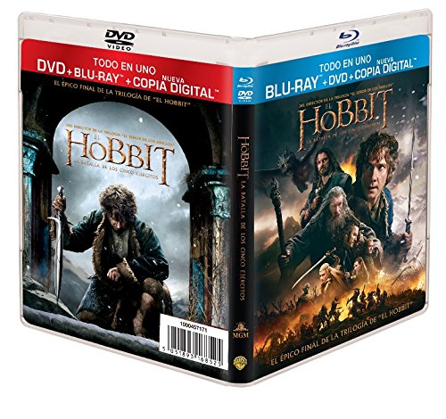 El Hobbit 3: La Batalla De Los Cinco Ejércitos (Bd + Dvd + Copia Digital) [Blu-ray]