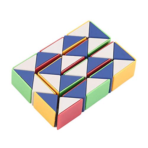Eletam Snake Magic 3D Cube Game Puzzle Twist Toy Party Travel Family Child Gift Bueno para Promover la Inteligencia de los niños