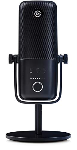 Elgato Wave:3 Micrófono Condensador USB de Calidad y Solución de Mezcla Digital, Tecnología Antisaturación, Sensor Táctil de Muteo, Streaming y Podcasting