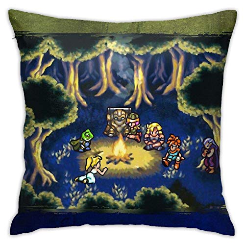 Emonye Chrono Trigger SNES Cushion Throw Pillow Cover Decorative Pillow Case For Sofa Bedroom 18 X 18 Inch Emonye Chrono Trigger SNES Cushion Throw Pillow Cover Decorative Pillow Case For Sofa Bedroom 18 X 18 Inch
