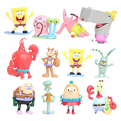 Esponja Bob Pesca Tanque Swings Accesorios Acuario Modelo Swing Slots Decoración Bob Esponja Squarepants Juego de 12 Piezas(8-10cm) Esponja Bob Pesca Tanque Swings Accesorios Acuario Modelo Swing Slots Decoración Bob Esponja Squarepants Juego de 12 Piezas(8-10cm)