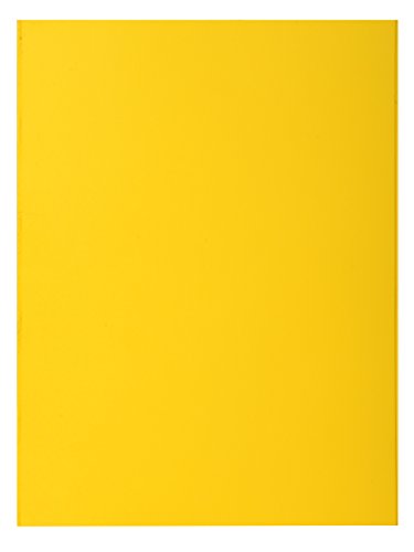 Exacompta 800011E - Lote de 100 Subcarpetas Rock"S 80, Color Amarillo