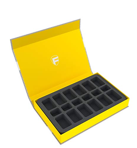 Feldherr Magnetic Box Amarillo Compatible con HeroQuest: La expansión del Señor de Las Brujas