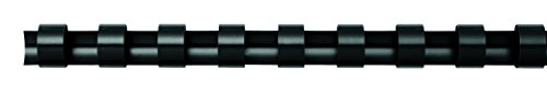 Fellowes 5346108 - Canutillos de plástico para encuadernar, 10 mm, negro Fellowes 5346108 - Canutillos de plástico para encuadernar, 10 mm, negro