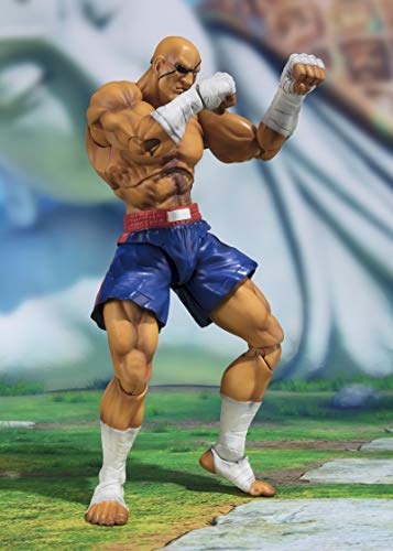 Figura S.H. Figuarts Sagat Tamashii Web Exclusive Street Fighter 17cm