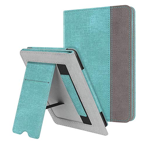 Fintie Funda Vertical para Kindle Paperwhite (Todas Las Versiones, Incluida 10.ª Generación, 2018) - Carcasa de Cuero Sintético con Bolsillo para Tarjeta y Correa de Mano, Verde Menta Fintie Funda Vertical para Kindle Paperwhite (Todas Las Versiones, Incluida 10.ª Generación, 2018) - Carcasa de Cuero Sintético con Bolsillo para Tarjeta y Correa de Mano, Verde Menta