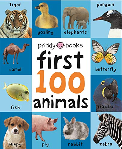 First 100 Animals (First 100 Soft to Touch Board Books), portadas aleatorias