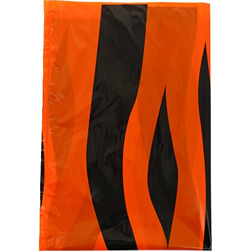 Fixo 72306 - Pack de 25 bolsas disfraz, 56 x 70 cm, color multicolor (naranja/negro)