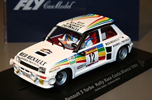 FLy - Scalextric Slot 88169 Compatible Renault 5 Turbo Rally Race Costa Blanca 1984