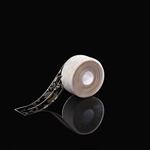 Fnova Cinta de sellado autoadhesiva, cinta de calafateo, cinta de sellado a prueba de moho resistente al agua para sala, cocina y baño transparente / 3.2M (Blanco-Estilo 5) Fnova Cinta de sellado autoadhesiva, cinta de calafateo, cinta de sellado a prueba de moho resistente al agua para sala, cocina y baño transparente / 3.2M (Blanco-Estilo 5)