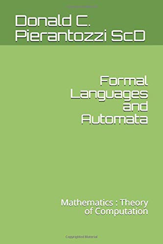 Formal Languages and Automata: Mathematics : Theory of Computation
